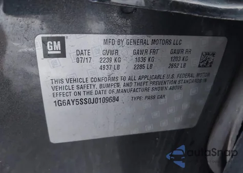 2018 Cadillac Cts Premium Luxury from USA, damaged, VIN 1G6AY5SS0J0109684